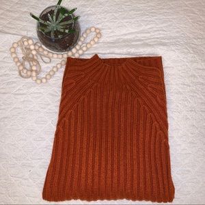 Fall, Burnt Orange Sweater Tunic/ Dress